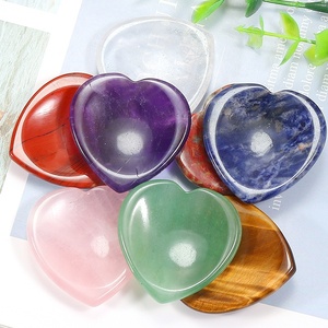 <span class=keywords><strong>Pierre</strong></span> de méditation naturelle en forme de cœur de 40 mm, en quartz rose et améthyste, pour massage du pouce, guérison des chakras, cristal de guérison pour l'anxiété, le stress et l'énergie, cadeau - Product Image 1