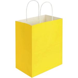 Bolsas de Papel Kraft Medianas con Asas para Cumpleaños, Bodas, Fiestas, Compras, Regalos, Bolsas de Papel Resistentes - Product Image 3