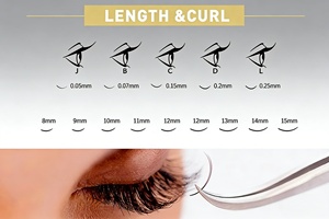 <b>Lash</b> Extensions Wholesale Premium Soft Silk <b>Lash</b> Extension Trays Matte Black <b>Volume</b> Cashmere Velvet <b>Lash</b> Extensions - Product Image 2