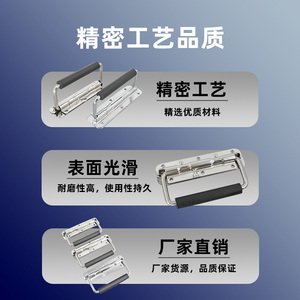 Boîte à outils industrielle robuste avec poignée pliable de 156 mm à ressort - Product Image 2