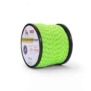 Cordon en paracorde réfléchissant 850 lb, 50/100/200/500/1000 pieds, 4 mm, 11 brins, cordons de parachute utilitaires pour tente - Product Image 6