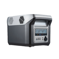 Station d'alimentation portable 1500W avec batterie LiFePO4, onde sinusoïdale pure, port RV, charge solaire pour camping, usage domestique et situations d'urgence