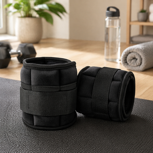 Ensemble de poids de cheville réglables personnalisés avec sacs de sable amovibles, néoprène confortable pour la marche, la course, le Pilates, le yoga - Product Image 1