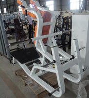 Machine de musculation sexy Entraîneur de football Dezhou Machine chargée à plaques Équipement de gymnastique Machine à squat Exercice des jambes F65 Hack Squat