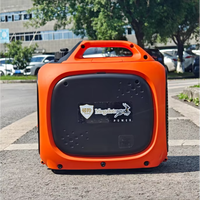 Generador Portátil de Gasolina Silencioso y Ecológico de 2kW y 4 Tiempos, Directo de Fábrica, con Certificación CE, para Uso Doméstico y Exterior, Energía de Respaldo, Envío Inmediato