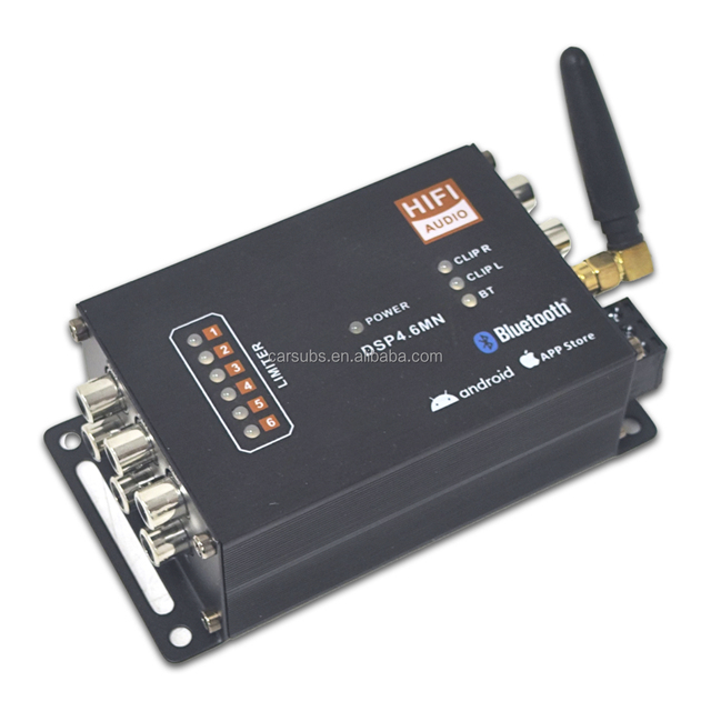 31 EQ Car Stereo Android DSP Equalizers App Adjust 4 in 6 Out Channels RCA Out Car DSP Equalizers