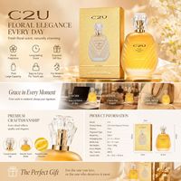 C2U En stock OEM Logo personnalisé Marque privée Vente en gros 75ml Parfum floral de luxe pour femmes EDP