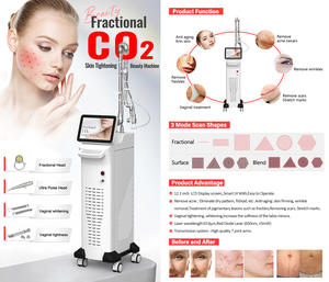 Machine laser CO2 à prix d'usine pour le resserrement vaginal, le traitement de la pigmentation, l'élimination des rides, scanner fractionnel 10600nm - Product Image 4