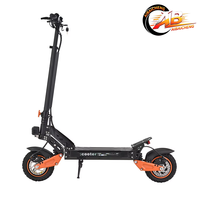 Scooter Todoterreno de Doble Tracción para Adultos - Potente Scooter Eléctrico Todoterreno con Motor sin Escobillas de 1200W, Batería de 18AH, Diseño Plegable y Gran Autonomía