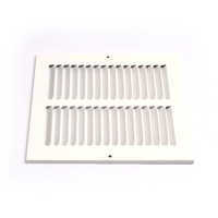 Grille d'aération carrée en fer 8x8 de haute qualité, 0,315 kg, couvercle de grille de retour d'air mural