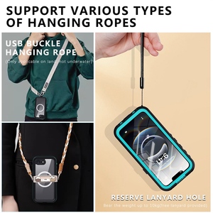 Funda Rígida de TPU+PC Impermeable IP68 para <span class=keywords><strong>iPhone</strong></span> 17e / 16e / <span class=keywords><strong>SE</strong></span>, Sumergible hasta 2m, para Buceo y Natación - Product Image 5