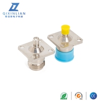 Adaptador de conector hembra tipo N a conector hembra SMA Cobre puro con adaptador de alta calidad de brida chapada en oro