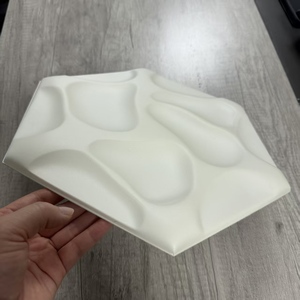 Panneau <span class=keywords><strong>mural</strong></span> d'art 4D moderne, texture en relief 3D écologique, effet stéréo 3D, imperméable et ignifuge pour la décoration de la maison et des hôtels - Product Image 2