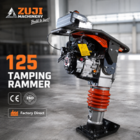 HCD125 5.5HP Compacteur vibrant thermique à essence pour le compactage de sols et le remblaiement de fosses étroites et de routes