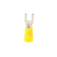 Vente en gros de bornes de connexion de type Y/U/V en PVC isolé SV2-3.2, bornes en forme de fourche, connecteurs à sertir pour fils