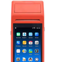LIVERDOL Sistema de Caja Registradora de Mano con Escáner de Código de Barras Android, Máquina POS Inteligente, NFC, Bluetooth, Impresora de Terminal de 58 mm