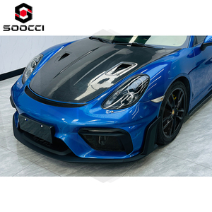 Kits de carrocería de estilo GT4RS, divisor de parachoques delantero, alerón difusor de barbilla para <span class=keywords><strong>Porsche</strong></span> <span class=keywords><strong>981</strong></span> Cayman <span class=keywords><strong>Boxster</strong></span> 718 Cayman mejorado - Product Image 5