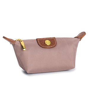 High Quality Waterproof <strong>Nylon</strong> &amp; <strong>Genuine</strong> Leather Characters Pattern Zipper Closure Fashion Cosmetic Bag and Case - Product Image 6
