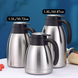 <b>Stainless</b> <b>Steel</b> Vacuum <b>Flask</b> Double Layer Insulated Durable Multi-purpose Reusable for Coffee Tea Maintains Hot And Col - Product Image 2