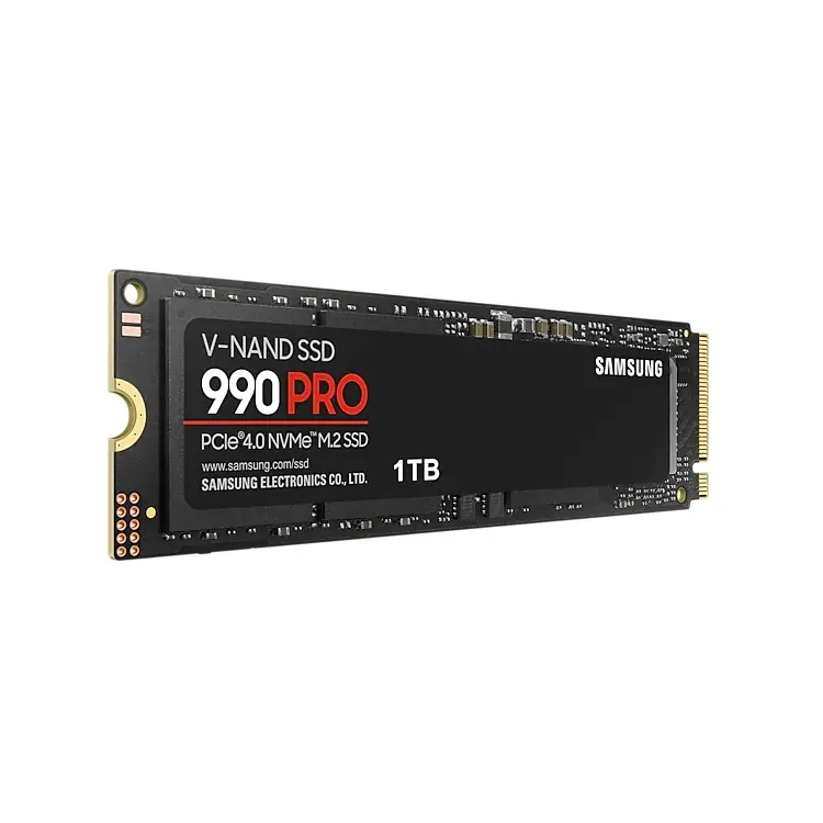 Original Samsung 990 PRO 1TB SSD 4TB PCIe Gen 4.0x4 NVMe 2.0 M.2 2280 Disco rígido interno de estado sólido 2TB com dissipador