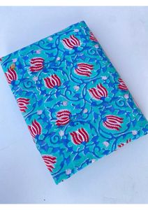 ผ้าฝ้ายพิมพ์ลายด้วยมือ 100% พร้อมสีสันหลากหลาย ลายพื้นเมืองอินเดีย ผลิตโดยช่างฝีมือ สำหรับเสื้อผ้าและสิ่งทอ รับผลิตแบบ OEM ODM - Product Image 3