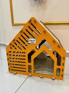 Casa de conejo de madera moderna personalizable, cama interior colorida para mascotas con conejera de conejo agradable para conejillos de indias, animales pequeños - Product Image 4