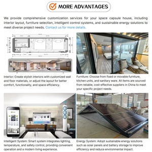 Cabaña Moderna Prefabricada Tipo Glamping <span class=keywords><strong>con</strong></span> Ventanas Panorámicas de Vidrio para Acampar <span class=keywords><strong>en</strong></span> Resorts, Hoteles al Aire Libre y Alojamiento - Product Image 5