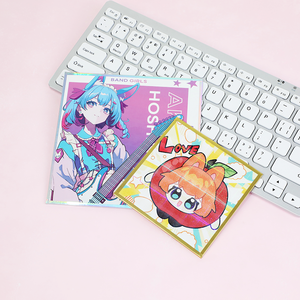 Vograce Custom Impact Holographic Laser Shikishi Board Anime Board Anime Holographic Shikishi Art Boards