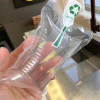 Sac de rétrécissement transparent imprimé personnalisé de Popsicle de crème glacée pour le lait et d'autres produits liquides faits de plastique de PE