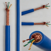 Cable Óptico de Comunicación Compuesto Blindado con Alambre de Acero Ignífugo para Minería