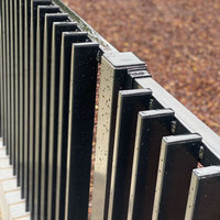 Panneaux de clôture en aluminium pour la protection de la vie privée, revêtement en poudre, clôture de jardin extérieure, clôture de patio, terrasse, résidentiel, commercial