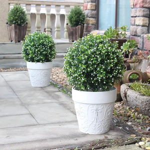 High-quality Outdoor Home Decoration Artificial Plants and <b>Trees</b> Landscape <b>Plastic</b> Fake <b>Tree</b> Flowers - Product Image 4