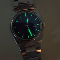 Montre automatique élégante unisexe pour affaires, mouvement en acier inoxydable, étanche, affichage du cadran, prix abordable