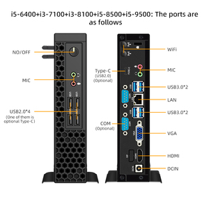 Mini PC/Computadora de Escritorio Intel de Alta Calidad con Procesador Hexa-Core Core <span class=keywords><strong>I5</strong></span>-9500, Ideal para Oficina Empresarial, Uso Doméstico y Juegos - Product Image 6
