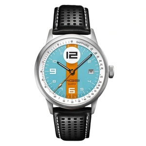 Fabricantes de relojes ODM, diseño personalizado, marca privada, reloj de cuarzo para hombre, acero inoxidable 316L, 50 m resistente al agua, relojes con cristal de zafiro - Product Image 3