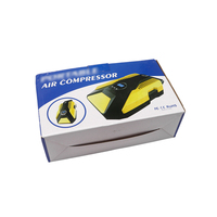 Équipé d'une lampe de secours, indicateur de puissance, compresseur d'air portable universel pour voiture, pompe de gonflage des pneus