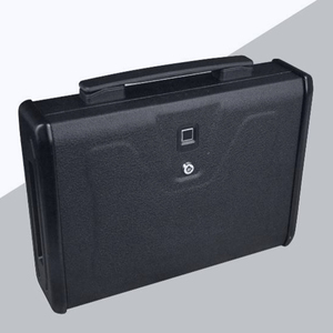 Điện tử kỹ thuật số Khóa vân tay mật khẩu ánh sáng ban đêm đôi Handgun Trường hợp với trượt đường sắt mở cho két - Product Image 3