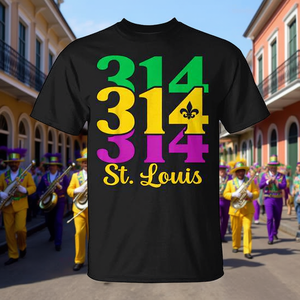 T-shirt du festival Mardi Gras de la Nouvelle-Orléans pour femmes et hommes - Product Image 2