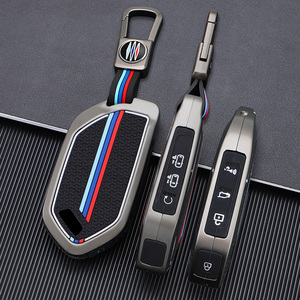 Alliage de ZInc + Silicone Smart Car Key Case Cover Auto Key Shell Holder Keyless Key Fob Protector Convient pour <span class=keywords><strong>KIA</strong></span> - Product Image 6