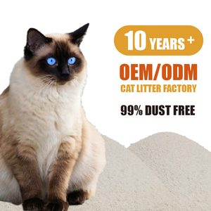 Lettiera per Gatti in Cassava, a Base Vegetale, Forma Sferica, Lettiera in Cassava Frantumata, Agglomerante Rapida, Non Appiccicosa - Product Image 1