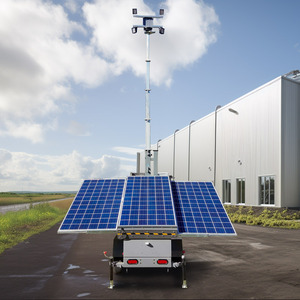 Sinh thái hệ thống an ninh tạm thời giám sát Trailer năng lượng mặt trời cctv camera Trailer - Product Image 6