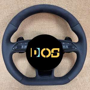 Volant de voiture en cuir et fibre de carbone, <span class=keywords><strong>prix</strong></span> de gros usine, pour <span class=keywords><strong>Audi</strong></span> A3 A4L A5 A6L A7 A8 Q5 Q3 Q8 <span class=keywords><strong>TT</strong></span> R8 - Product Image 3