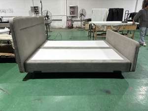 Vente en gros d'usine, <span class=keywords><strong>lit</strong></span> à <span class=keywords><strong>sommier</strong></span> tapissier au design moderne, impressionnant par son design élégant, pour les intérieurs classiques et modernes - Product Image 6