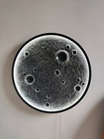 NOUVEAU BAHE Lampe murale de luxe moderne pour la chambre à coucher Lampe murale décorative de chevet Led Moon Intérieur 2026 tendance