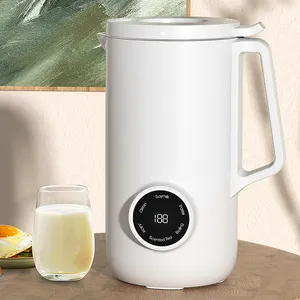Çok fonksiyonlu elektrikli mutfak robotu bitki bazlı süt Blender soya süt makinesi badem fındık süt yapma makinesi