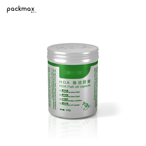 Custom 65*85mm 250ml Food Grade Aluminum Medicine <b>Bottle</b> for Fish Oil Capsules - Empty <b>Pill</b> Storage Tin Wholesale - Product Image 1