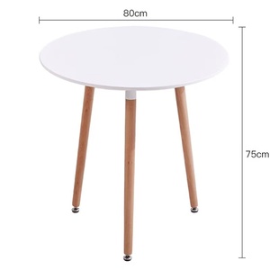 新生产斯堪的纳维亚北欧实木中密度纤维板餐桌书桌简单家居家具套装 - Product Image 4