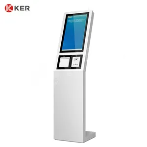 Banka, hastane otomatik kuyruk kiosk kuyruk yönetimi dokunmatik ekran LED ekran bilet makinesi ile bilet dağıtıcı makinesi