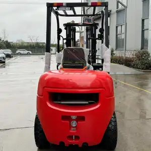 2.5 Ton 3.5 Ton 4.5 Ton Diesel Solid Tyre Forklift Trucks Dual Mast With Side Shift Forklift Trucks Outdoor Use