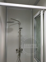 Conteneur de toilette et de salle de bain Conteneur de maison pliante Salle de bain avec toilettes portables Conteneur de toilette préfabriqué Wc